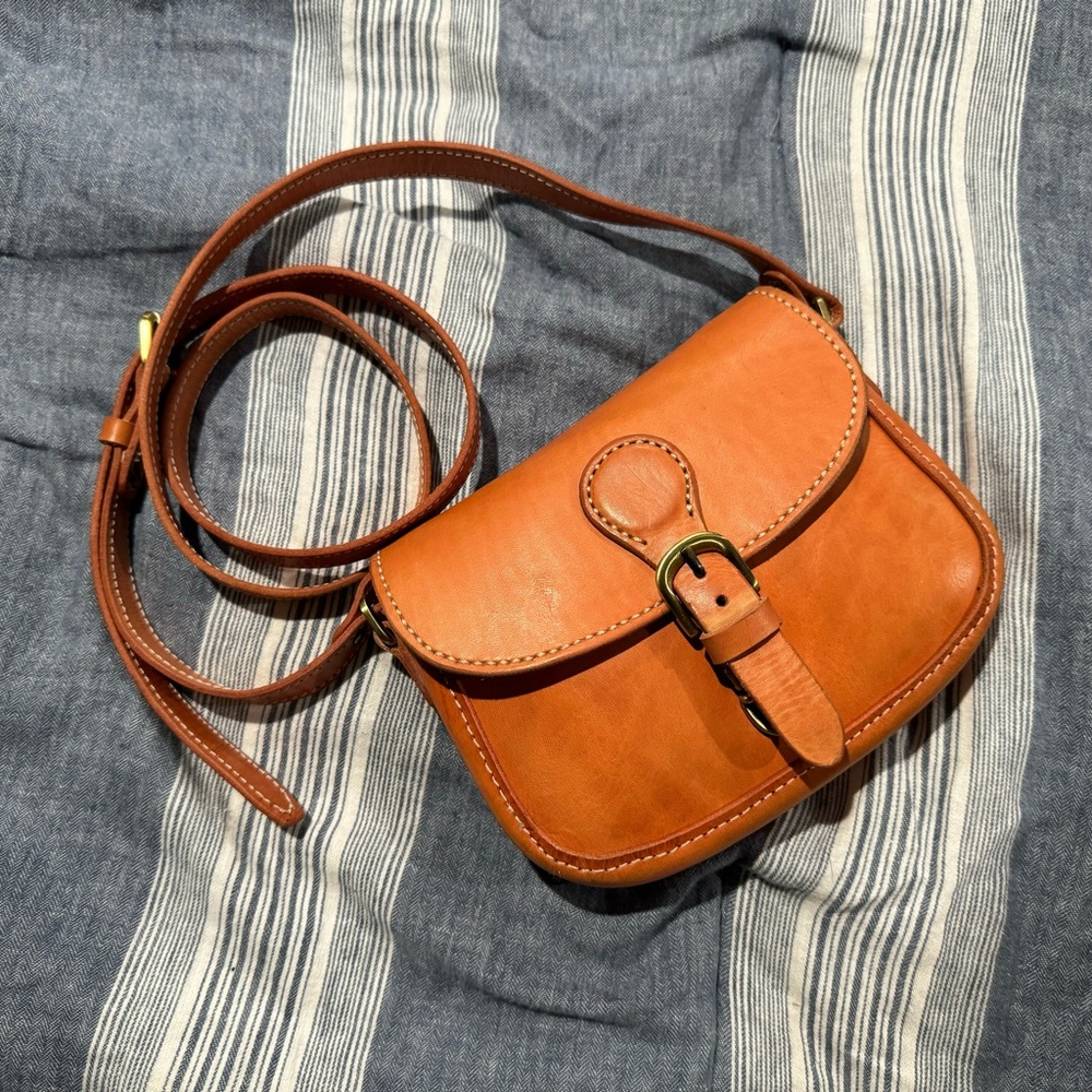 Mini Leather Saddle Bag